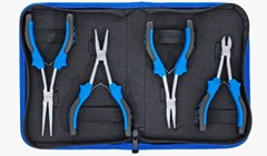 BGS ELECTRONIC PLIERS SET | extra long | 4 pcs.